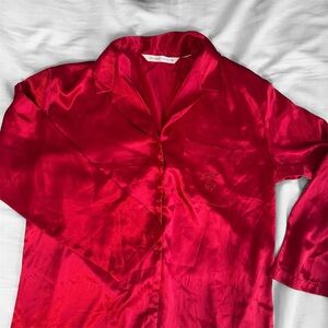 Victoria’s Secret silk button down pajamas